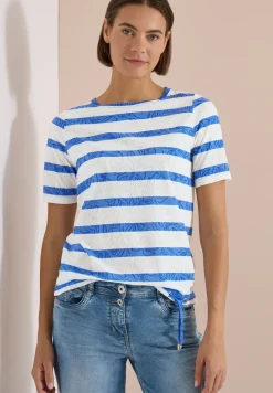 T-Shirt in Ausbrenner-Optik