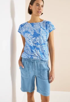 T-Shirt in Ausbrenner-Optik