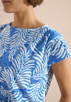 T-Shirt in Ausbrenner-Optik