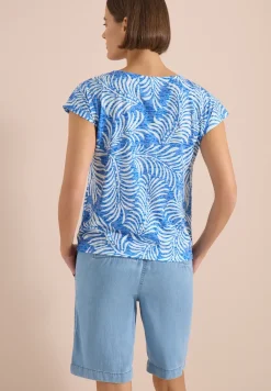T-Shirt in Ausbrenner-Optik