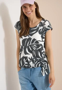T-Shirt in Ausbrenner-Optik