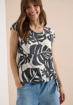 T-Shirt in Ausbrenner-Optik