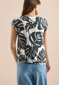 T-Shirt in Ausbrenner-Optik