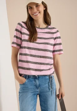 T-Shirt in Ausbrenner-Optik