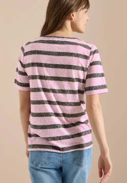 T-Shirt in Ausbrenner-Optik