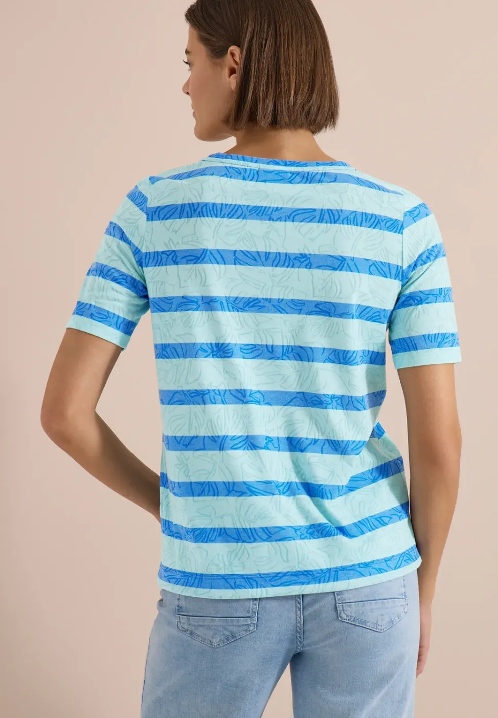 T-Shirt in Ausbrenner-Optik