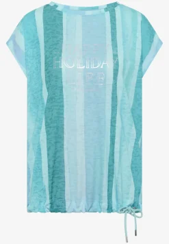 T-Shirt in Ausbrenner-Optik