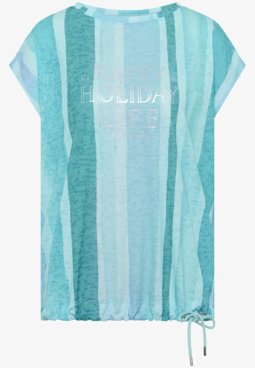 T-Shirt in Ausbrenner-Optik