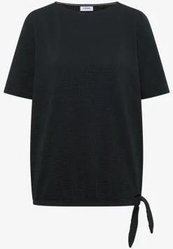 T-Shirt in Seersucker-Qualität