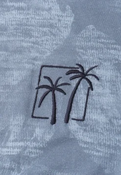 T-Shirt mit Allover-Print und Embroidery