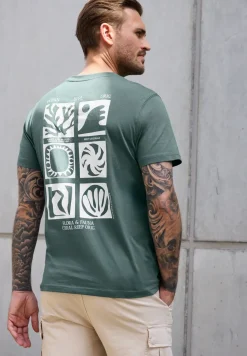 T-Shirt mit Backprint
