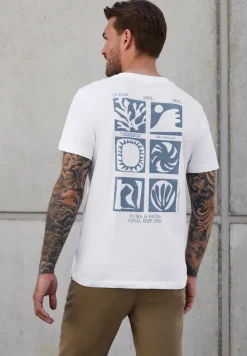 T-Shirt mit Backprint