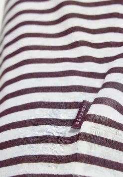 T-Shirt mit Boatneck und Streifen