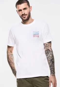 T-Shirt mit Brustprint
