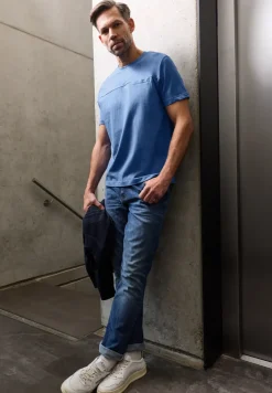 T-Shirt mit Brusttasche