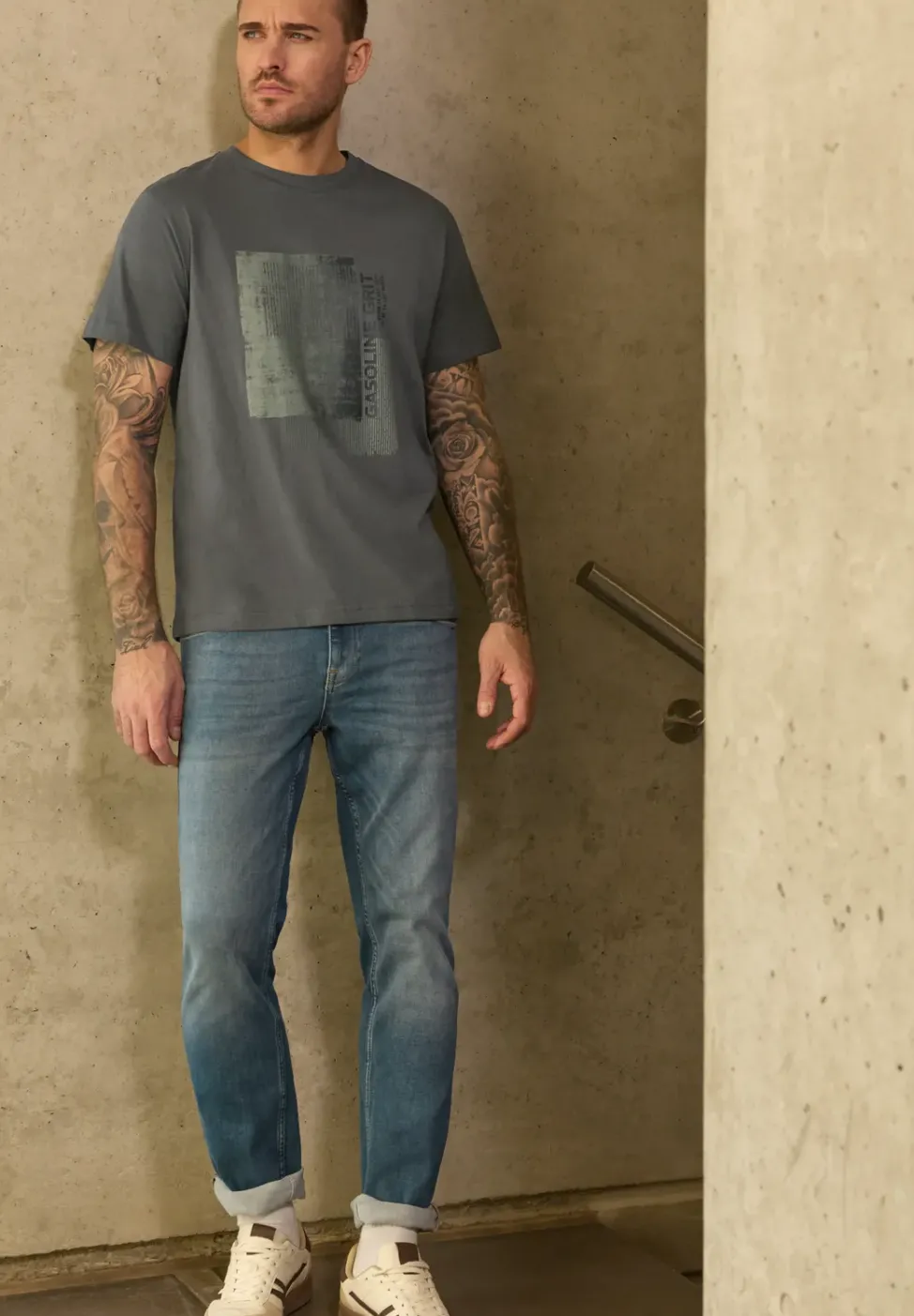 T-Shirt mit Frontprint