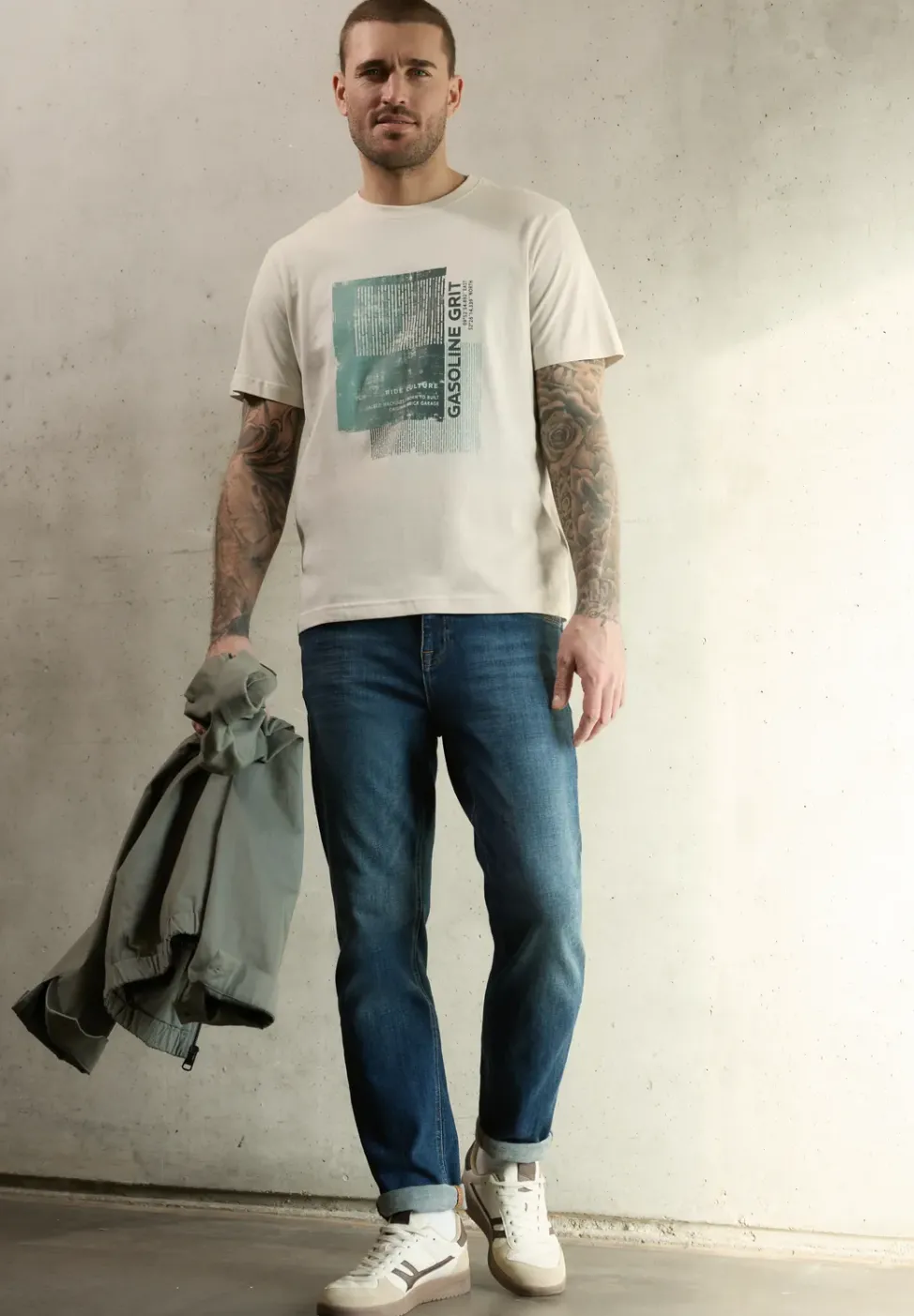 T-Shirt mit Frontprint
