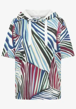 T-Shirt mit Hoodie und Grafikprint