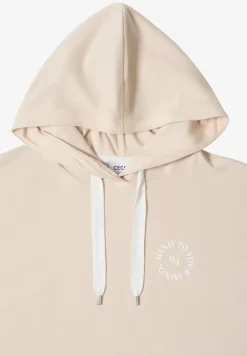 T-Shirt mit Hoodie und Printdetail