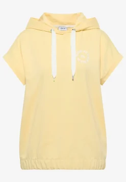 T-Shirt mit Hoodie und Printdetail