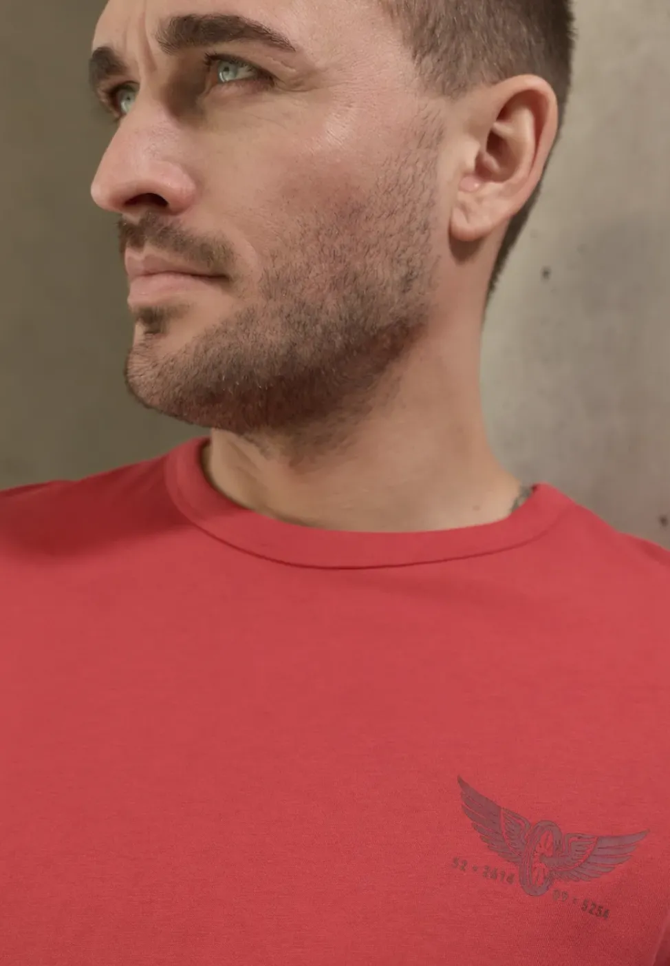 T-Shirt mit kleinem Print