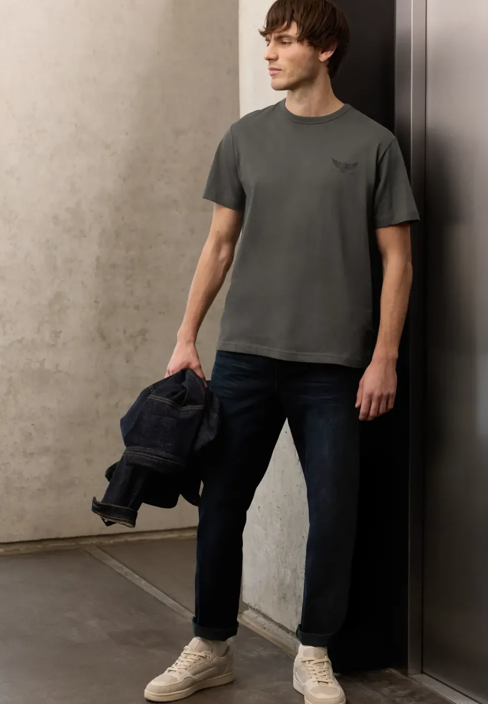 T-Shirt mit kleinem Print