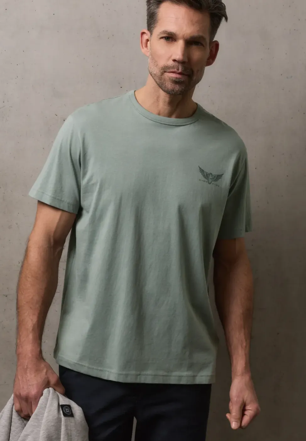 T-Shirt mit kleinem Print