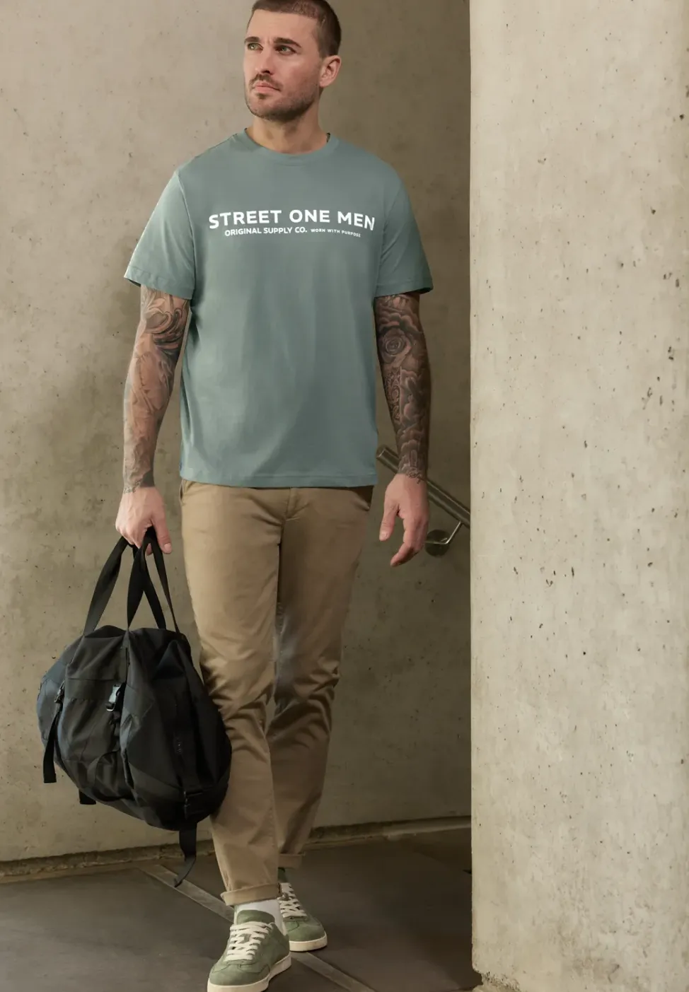 T-Shirt mit Logo-Print