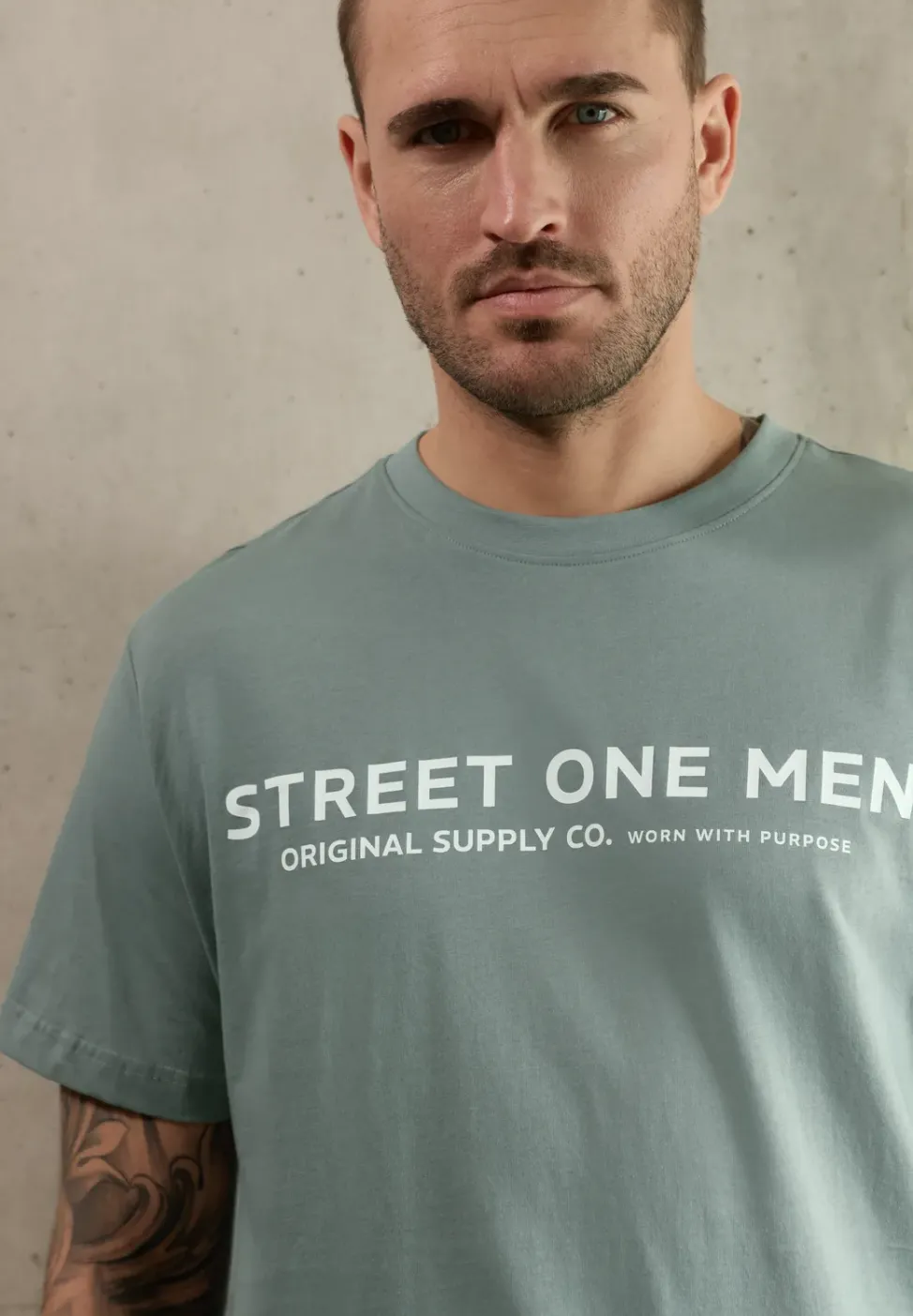 T-Shirt mit Logo-Print