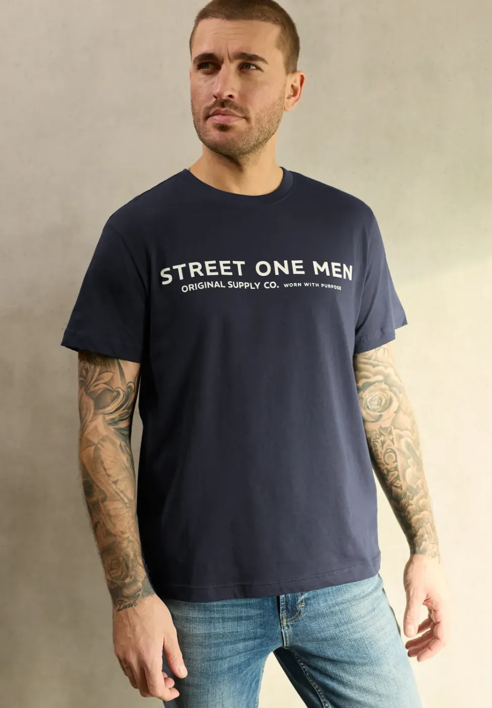 T-Shirt mit Logo-Print