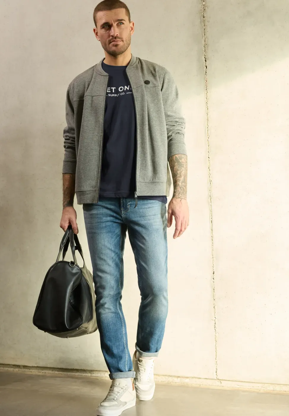 T-Shirt mit Logo-Print
