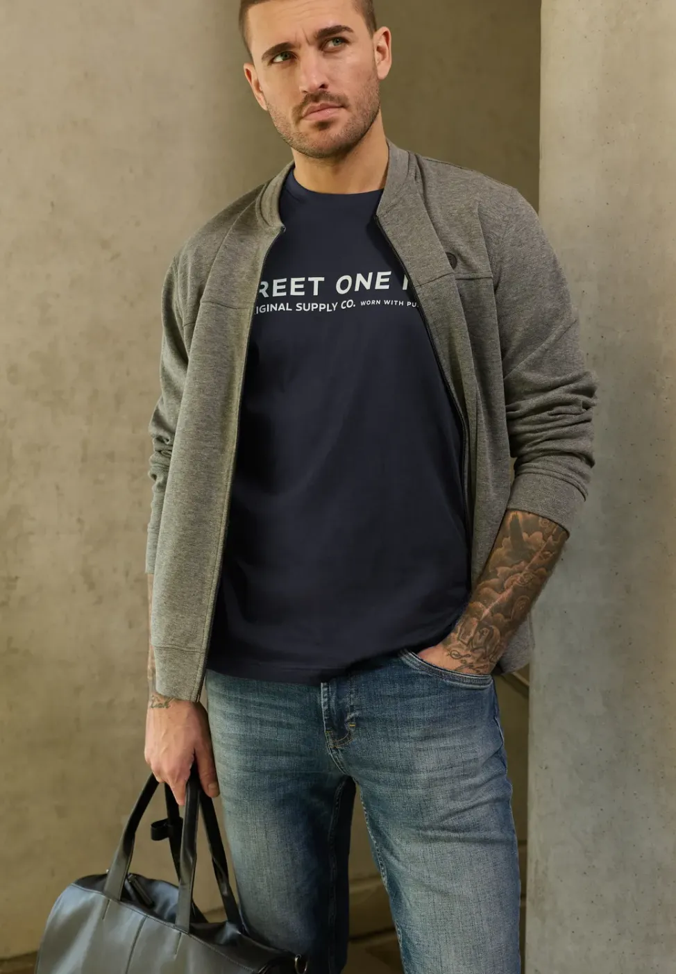 T-Shirt mit Logo-Print
