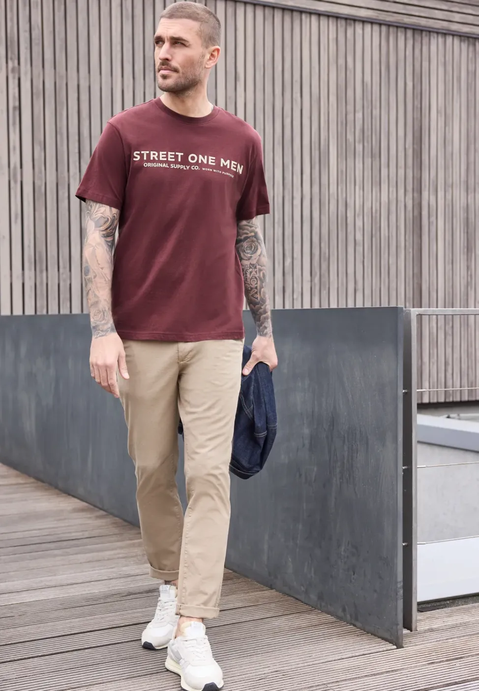 T-Shirt mit Logo-Print
