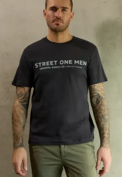 T-Shirt mit Logo-Print