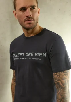 T-Shirt mit Logo-Print