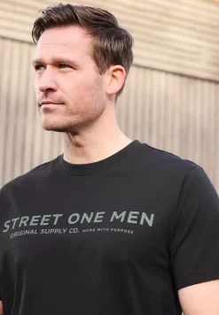 T-Shirt mit Logo-Print