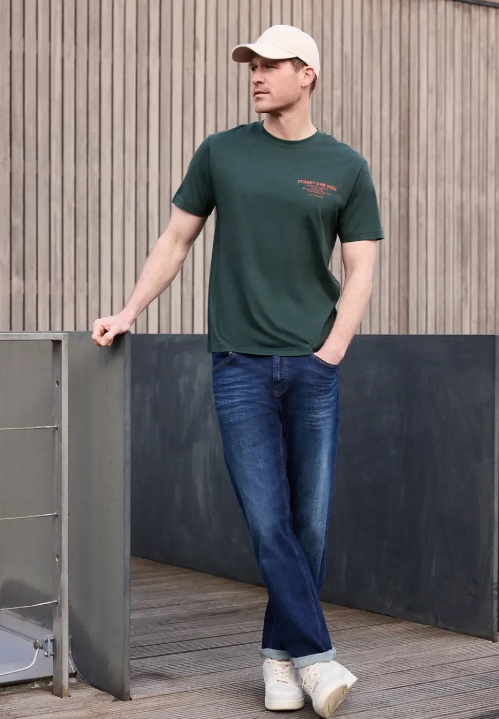 T-Shirt mit Logo-Print