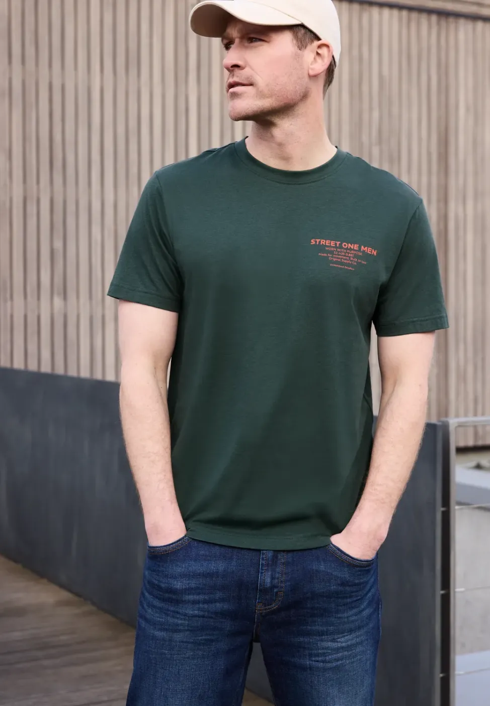 T-Shirt mit Logo-Print