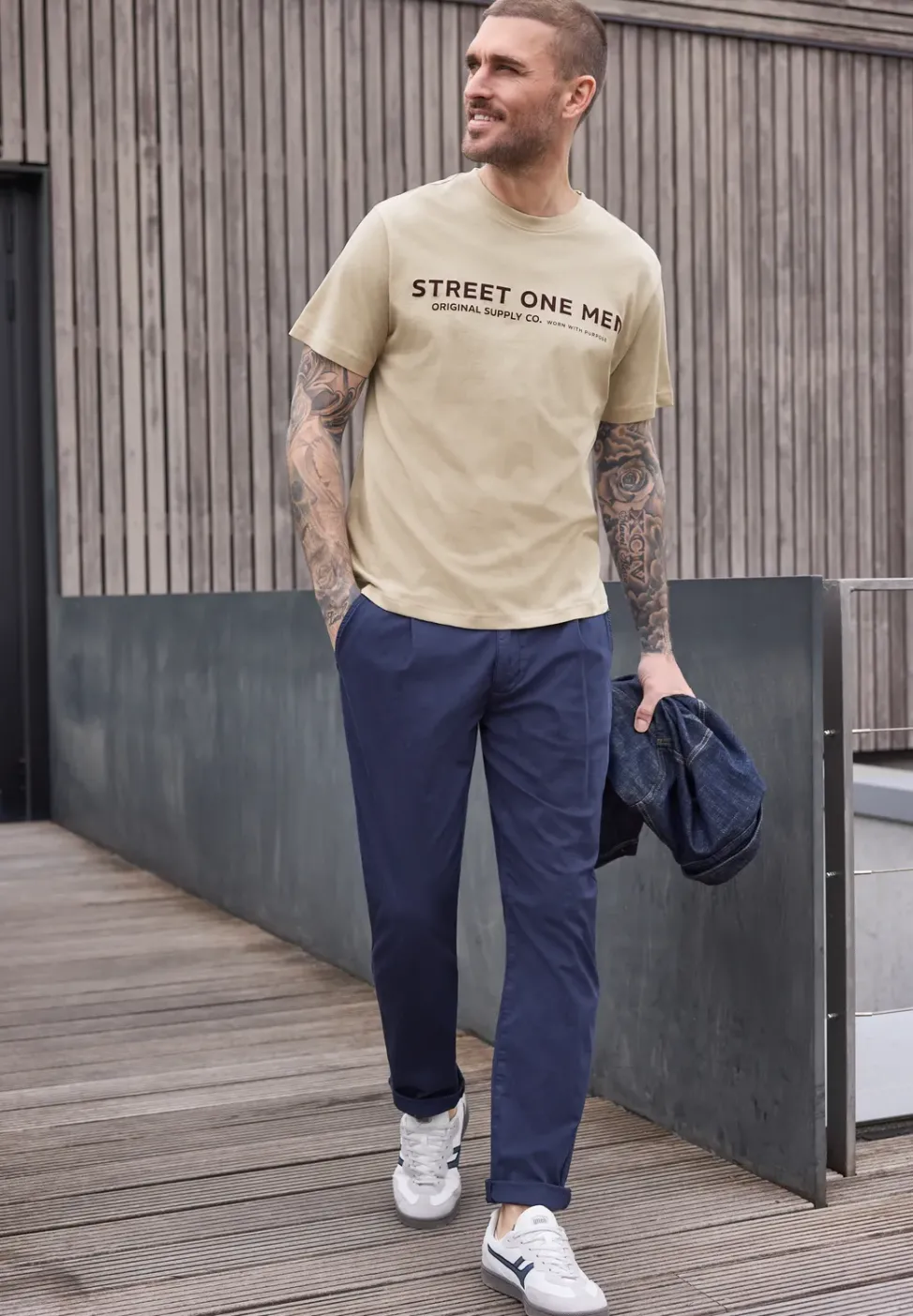 T-Shirt mit Logo-Print