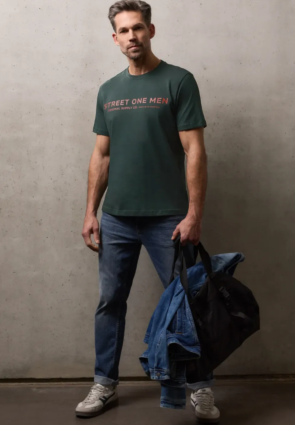 T-Shirt mit Logo-Print