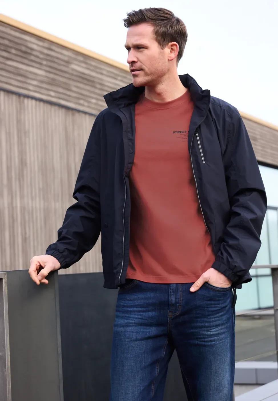 T-Shirt mit Logo-Print
