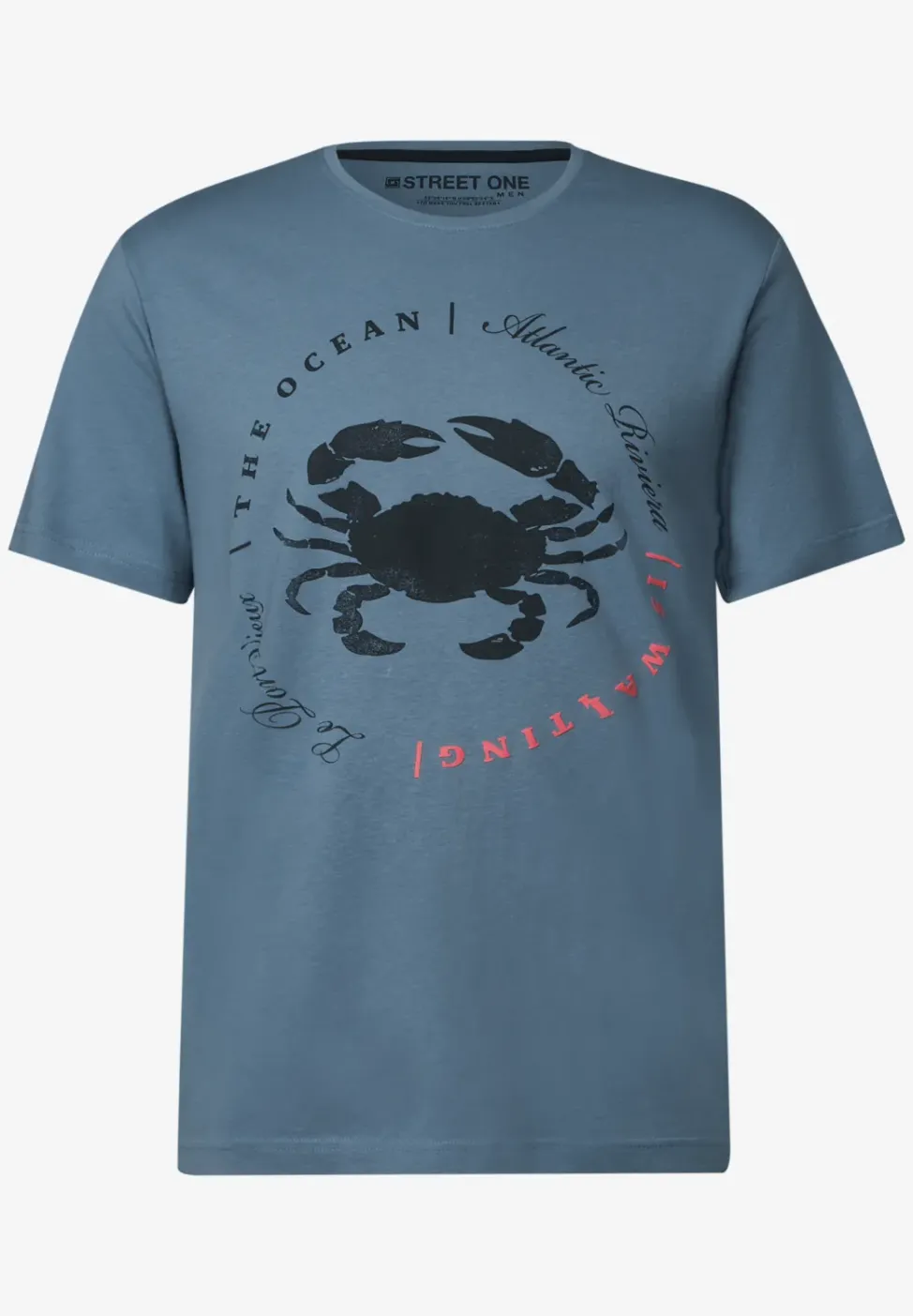 T-Shirt mit maritimem Print