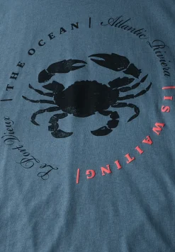 T-Shirt mit maritimem Print