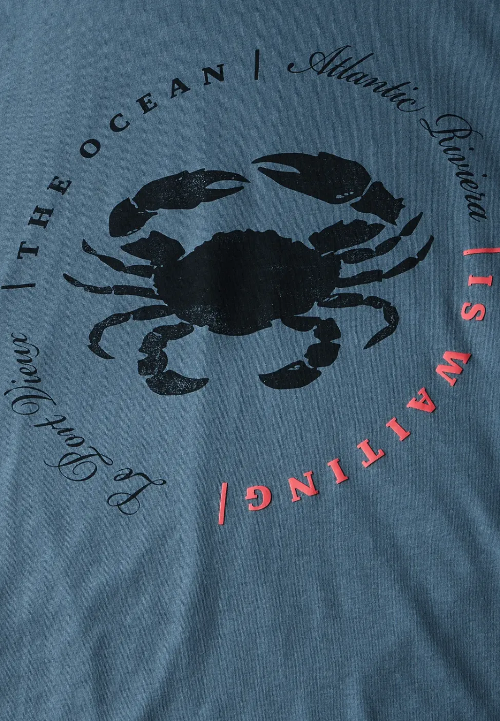 T-Shirt mit maritimem Print
