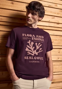 T-Shirt mit maritimem Print