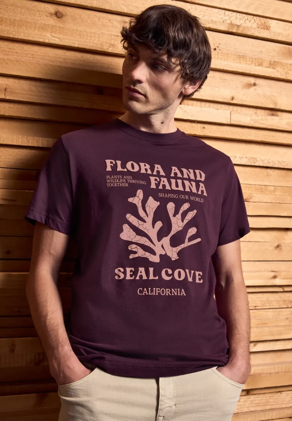 T-Shirt mit maritimem Print