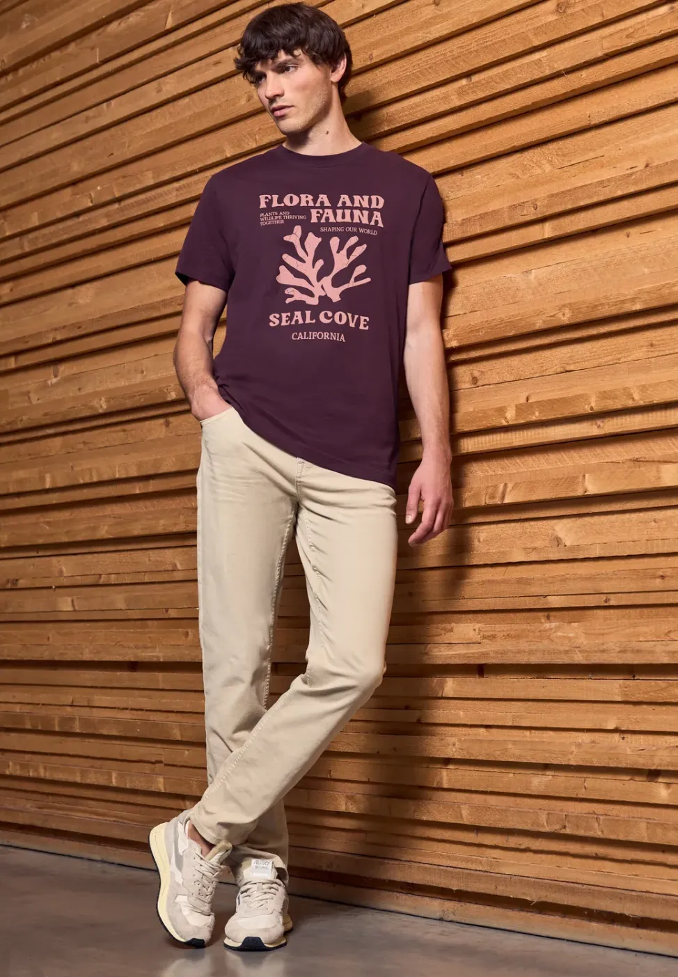 T-Shirt mit maritimem Print