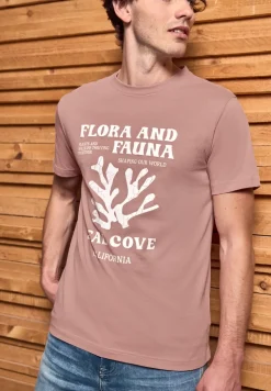 T-Shirt mit maritimem Print