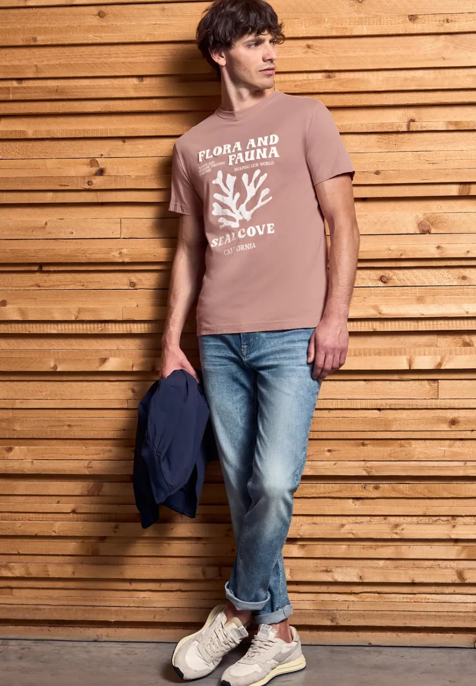 T-Shirt mit maritimem Print