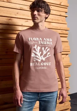T-Shirt mit maritimem Print